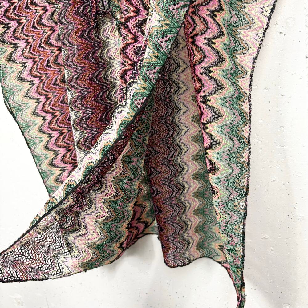 Becca by Rebecca Virtue Solstice Crochet Tunic Stripe Swim Cover Up Size XS - Picture 10 of 10